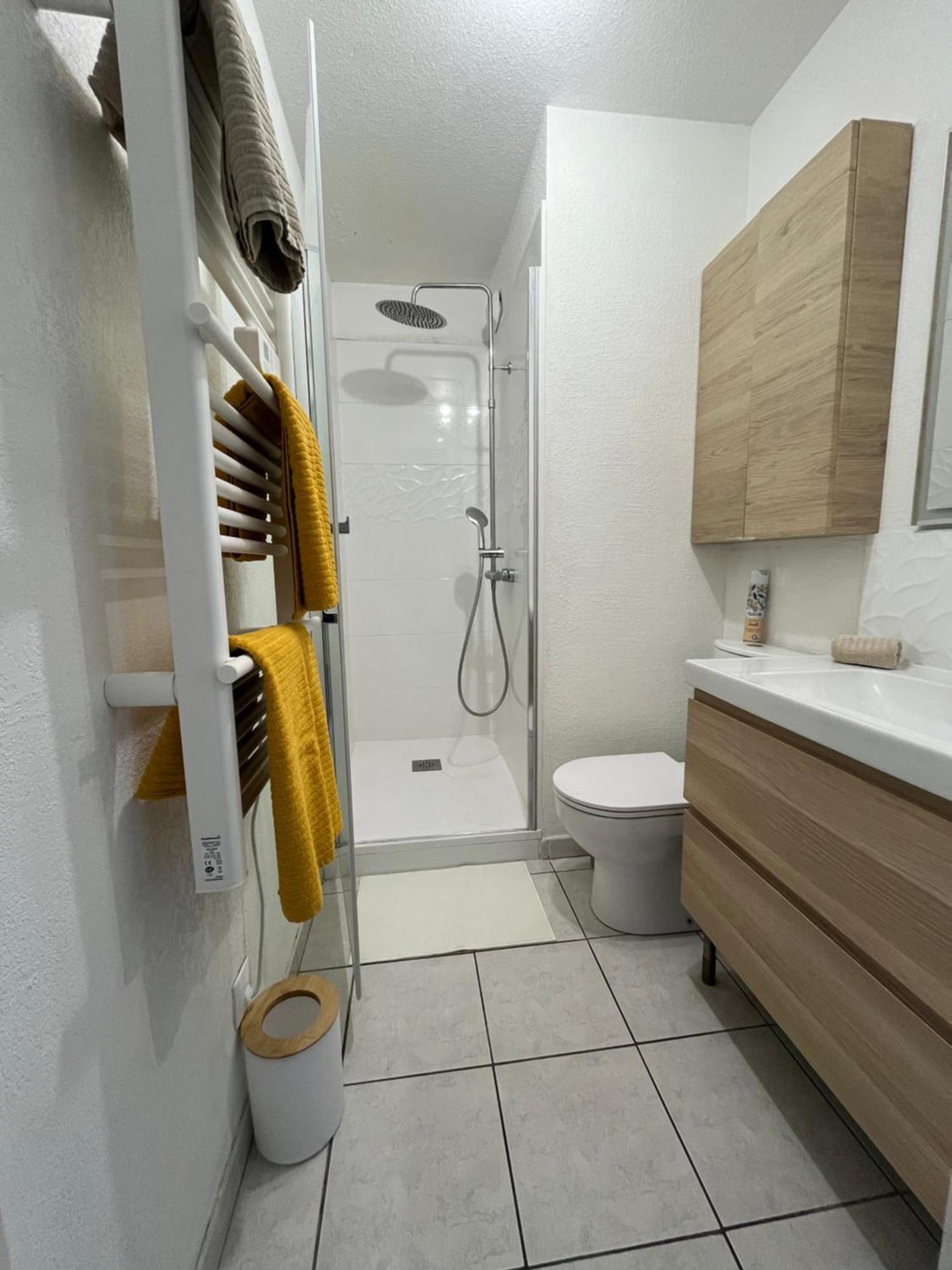 Joli T2/ Tram/ Clim/ Parking/ Wifi/ Piscine Appartement Montpellier Buitenkant foto